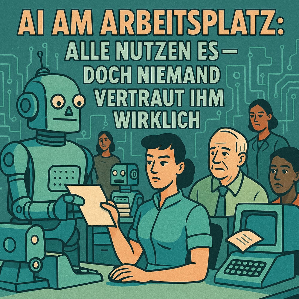 KI am Arbeitsplatz- Es fehlt vertrauen in KI