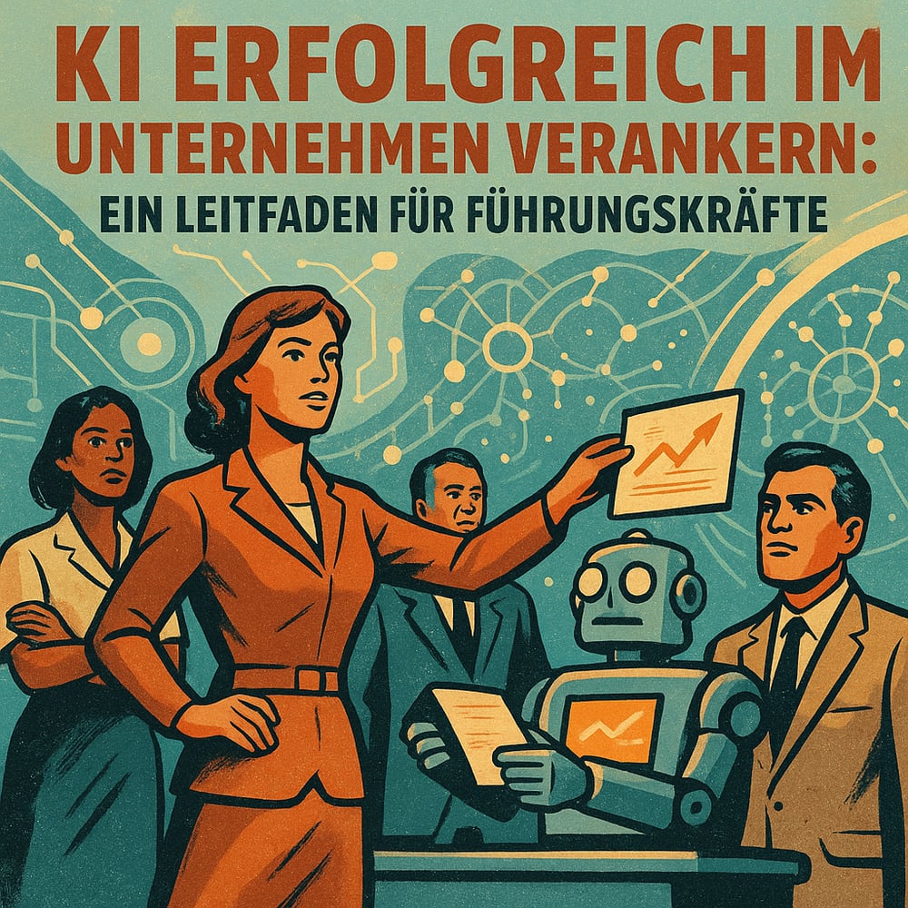KI im Unternehmen dauerhaft einführen- Leitfaden für Führungskräfte