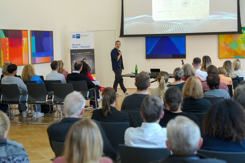 Jörg Janßen bei einem Workshop